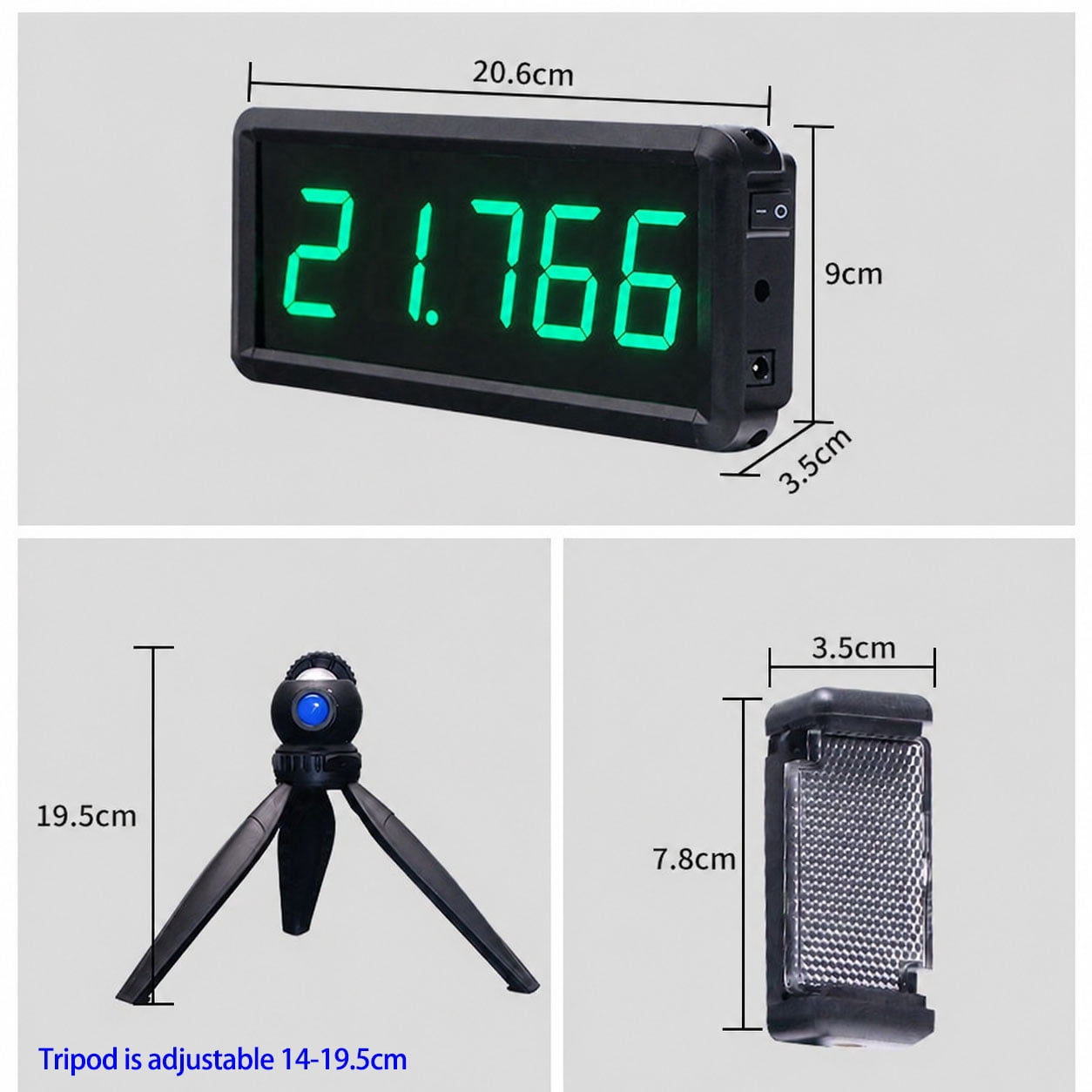 Battery Powered Wireless Laser Timer for Sprints Race Clock Running Stopwatch Electronic Bike Speed Training Skating Track Field Timer Motorcycle(One Group)