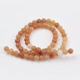 thumbnail image 2 of 1Strand Natural Red Aventurine Beads Strands Round 6mm Hole: 0.8mm 15~16 inch, 2 of 3