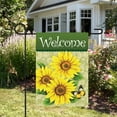thumbnail image 3 of Welcome Sunflowers and Butterfly Spring Outdoor Garden Flag 12.5" x 18", 3 of 3