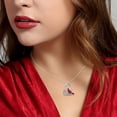 thumbnail image 5 of Coachuhhar Cardinal Necklace 925 Sterling Silver Cute Animal Red Bird Pendant Necklace Memorial Necklace Cardinal Jewelry Gifts for Women Friends, 5 of 8