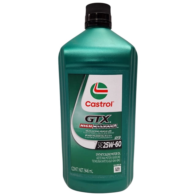Aceite Multigrado 25W60 API SN 946 ml Castrol Alto Kilometraje