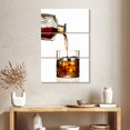 thumbnail image 2 of Elephant Stock Whiskey Pouring Wall Art - Vertical Multi Panel Canvas - Mancave Wall Decor - Food And Drink Multi Panel - Orange And Gray Decor - 24" x 38", 2 of 8