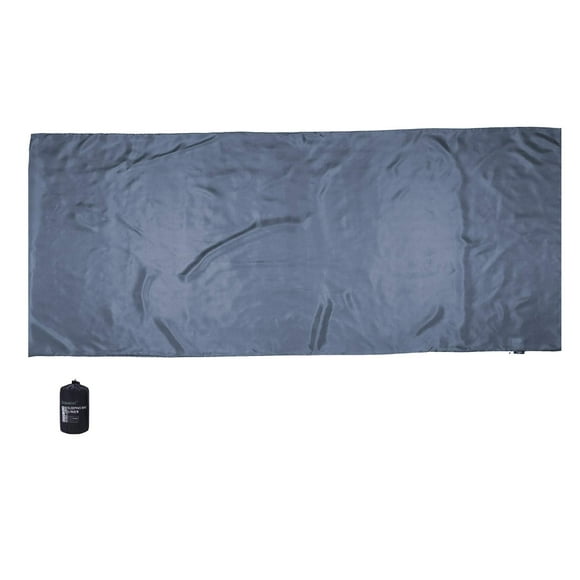 Browint Doublure de Sac de Couchage en Soie Sac de Sommeil en Soie Extra Grand 87 Pouces"X43 Pouces" et 87X34 Drap de Voyage Léger pour Hôtels Style Enveloppe 73X34 à Capuche Momie 87X34 Plus de Couleurs Soufflets Renforcés