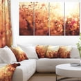 thumbnail image 1 of Brown Shade Flowers in Sunshine - Large Flower Canvas Art Print, 1 of 3