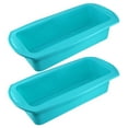 thumbnail image 2 of SPRING PARK 2Pcs Silicone Rectangle Toast Bread Cake Mold Loaf Pan Pastry Baking Non Stick Mould, 2 of 6