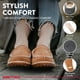 thumbnail image 3 of Zapatillas Minnetonka Tempe Mocasín para mujer, color gris, talla 5, 3 of 8