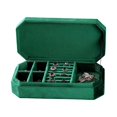 thumbnail image 1 of Estuche para joyas,Caja de terciopelo para guardar joyas,organizador de joyas,Estuche multiusos para joyas,Joyas Pendientes Pulseras Collar Colgante,Soporte de exhibición de anillos y Verde, 1 of 8