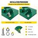 thumbnail image 5 of Ganchos para pernos VEVOR de tractor 1/4' capacidad 4700 libras, 5 of 9