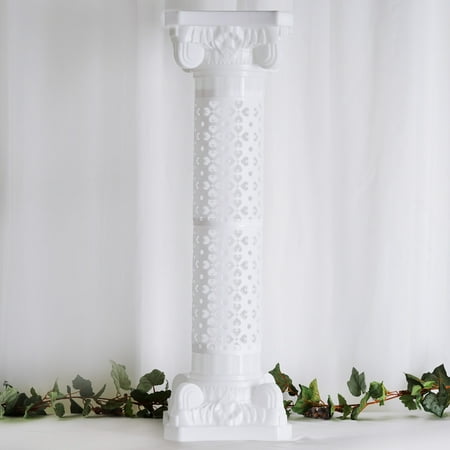 Efavormart 4 Pillars/Set Venetian Roman Wedding Columns Holds Flower Plates 41