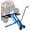 Blue, variant on Shininglove 500 Lb Zero Turn Mower Lift with Hydraulic Jack, Adjustable Riding Mower Lift for Tractors, Zero Turns