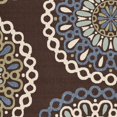 thumbnail image 6 of SAFAVIEH Veranda Axum Geometric Indoor/Outdoor Area Rug, 8' x 10', Chocolate/Blue, 6 of 7