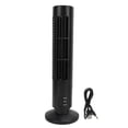 thumbnail image 2 of Smart Floor Fan Black Quiet 2 Speeds Powerful Bladeless Tower Fan for Home Bedroom Office Room, 2 of 4
