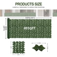 thumbnail image 3 of Artificial Ivy Privacy Fence Screen, 4x20 Feet Realistic UV-Anti Faux Ivy Hedge Panel,Indoor and Outdoor Decor for Patio, Garden, Balcony, and Fence Cover, 3 of 8