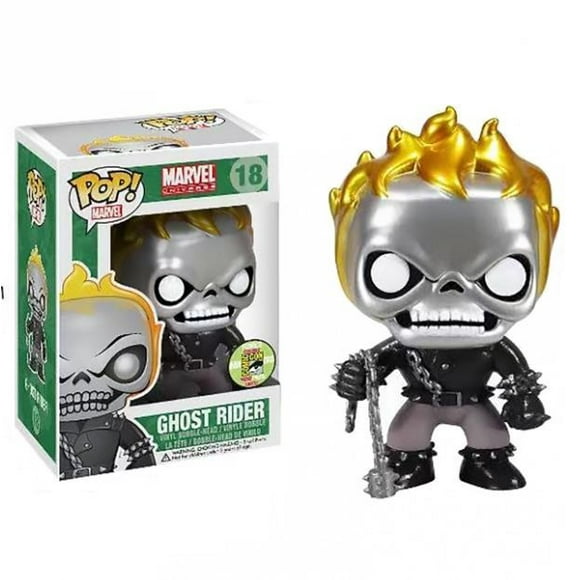 Funko Pop Ghost Rider 18# Action Figures 10cm Pvc Model Doll Collection Toys for Children Christmas Birthday Gifts