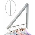 thumbnail image 1 of Wall Mounted Coat Rack Foldable Wall Mounted Drying Rack Retractable Coat Rack Coat Hanger Collapsible Space Saving Invisible Drying Rack Holder, 1 of 5