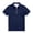 Navy, variant on Yifymode Men's Zipper Collar Short Sleeve Polo Shirt, Classic Fit Soft Fabric for Casual and Sports Wear Black L