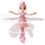 Hatchimals Pixies Crystal Flyers Purple Magical Flying Pixie Toy for Kids Dolls, Pink