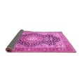 thumbnail image 2 of Ahgly Company Indoor Rectangle Medallion Pink Traditional Area Rugs, 2' x 5', 2 of 4