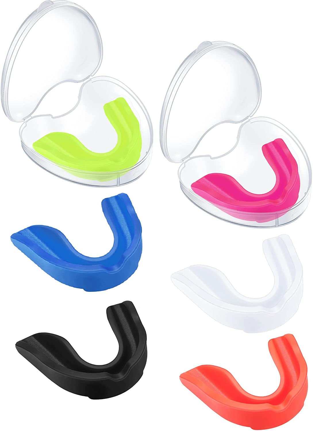 Pink Mouth Guard Mouthguard Piece Teeth Protection Karate Football NEW 