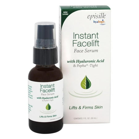 Hyalogic - Episilk Instant Facelift Face Serum with Hyaluronic Acid & Pepha-Tight - 1 (Best Non Surgical Facelift Treatments)