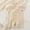 Beige, variant on YHAJDS Girls Dresses Climbing suit Romper 3 Months-2 Years Short Sleeve Crewneck Solid Color Cotton Bodysuit