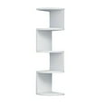 thumbnail image 2 of OKKVV Corner Shelf Wall-Mounted, 4-Tier 32.67in White Corner Storage Rack for Home & Office, 2 of 6