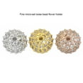 thumbnail image 4 of Guardurnaity Cuentas de flores de diamantes de imitación, pendientes de Metal para festivales y vacaciones, , joyería Diy, fabricación de Ropa, zapatos y accesorios Miscelánea Plata 8 mm, 4 of 6