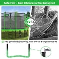 thumbnail image 4 of YORIN Trampoline with Enclosure Net, 1500LBS 16FT Trampoline for 8-9 Kids Adults with Basketball Hoop, Ladder, Light, Sprinkler, Socks, Outdoor Heavy Duty Recreational Trampoline, 4 of 8
