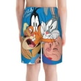 thumbnail image 3 of Looney Tunes Cartoons Boy'S Swim Trunks Quick Dry Board Shorts Kids Beach Swim Shorts Bathing Suits Swimsuit, 3 of 7