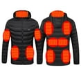 thumbnail image 1 of Lightweight Heating Coat, Infrared Heating Body Warmer Energy Saving USB Polyester Close Fitting  for Men for Motorcycles, 1 of 8