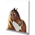 thumbnail image 2 of Grande Illustration de Cheval Brun - Impression sur Toile d'Animal, 2 of 3