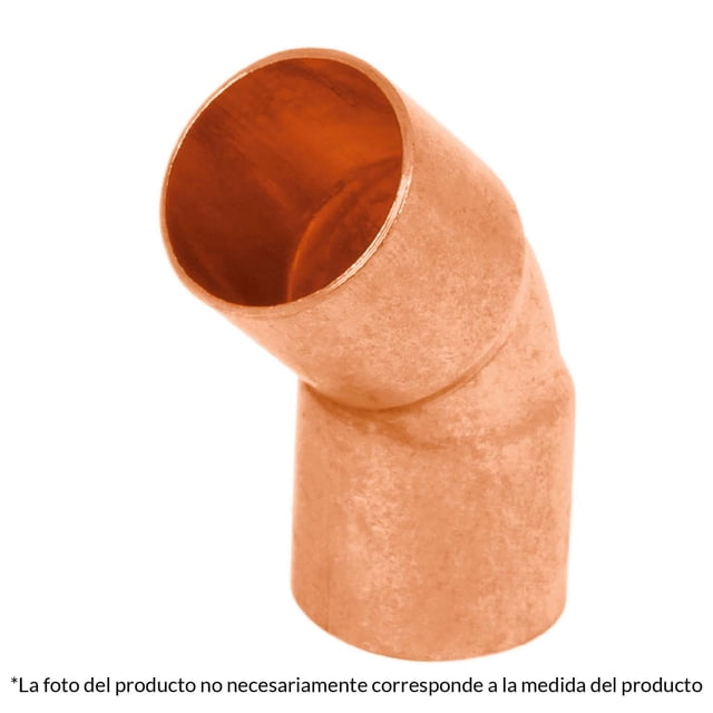 Codo 45° de cobre 1-1/4' Foset Foset CC-864