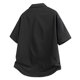 thumbnail image 4 of Blusa y camisa de manga corta con cuello vuelto para hombre, informal, de verano, de manga corta, de color liso, fina, con botones, de poliéster, 4 of 4