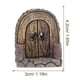 thumbnail image 5 of KAKOWELY 3 mini puertas para jardín de hadas, accesorios para puerta en miniatura, puerta de árbol para jardín de hadas, 5 of 5