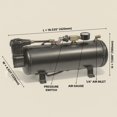 thumbnail image 3 of Kit de bocina de tren HornBlasters Flatlaw, sistema de aire de 3 litros, 3 of 9