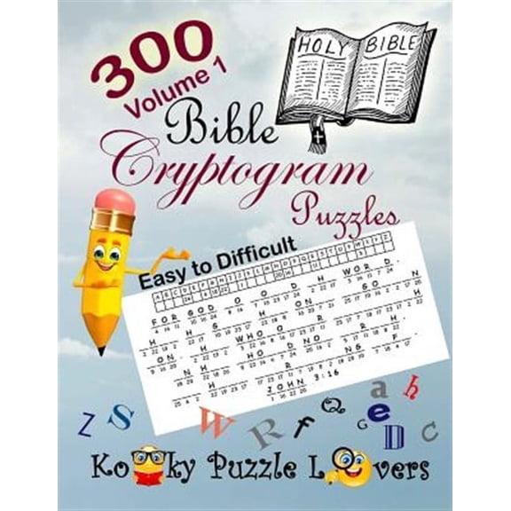 Bible Cryptograms : 300 Puzzles