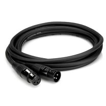 Hosa Technology 20' MIC-020 REAN XLR3F to XLR3M Microphone Cables, Black