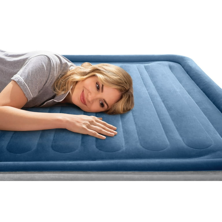 Queen Size Intex Dura Beam Deluxe Queen 22 Inch Dual Zone Intex