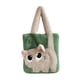 thumbnail image 5 of Bolso de mano Yinane de felpa verde, 5 of 8
