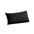 thumbnail image 2 of EazyTech Cooling Pillowcase for Hot Sleepers & Night Sweats - Breathable Queen Standard size Pillow Case 20x30in, Velvet Soft & Temperature Regulating for All Seasons Black, 2 of 6
