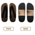 thumbnail image 3 of WORGEOUS Japanese Wooden Sandals Classic Kimono Slippers Vintage Cosplay Clog Shoes Kimono Costume Accessories for Men Size 41, 3 of 8
