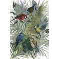 thumbnail image 2 of Morning Birds II Painting Print on Wrapped Canvas, 2 of 5