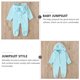 thumbnail image 2 of Invierno para bebés con capucha para bebés recién nacidos para niños pequeños para niños, 2 of 6