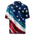 thumbnail image 6 of JGNGSHN Patriotic Hawaiian Shirt for Men 4th of July American Flag Print Button Down Casual Summer Beach Shirt Independence Day Fireworks Top, 6 of 7