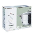 thumbnail image 4 of Sofram 18/10 Stainless Steel Deep Stock Pot w/ Glass Lid 10.1Qt, 4 of 5