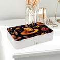 thumbnail image 6 of Thanksgiving PU Leather Jewelry Box with Removable Compartment - Portable Earring Organizer and Storage Box, 6 of 6