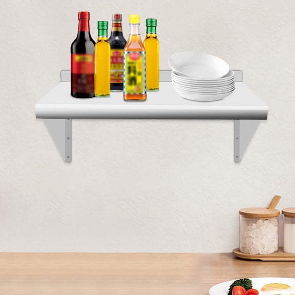 DENEST Stainless Steel 12" x 24" Commercial Kitchen Wall Shelf Restaurant Shelving NEW, Restaurant Storage