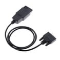 thumbnail image 2 of koolsoo OBD2 16 Pin Male to DB 15 Pin Male Extension Cable OBD II Diagnostic Extender, 2 of 8