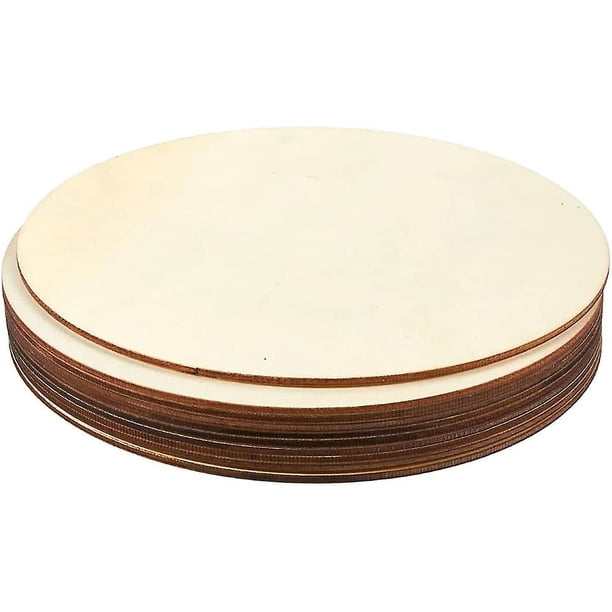 Rebanada De Madera En Bruto, Madera Natural En Blanco Redonda De 30 Cm, Rebanadas De Madera En Bruto En Blanco Para Manualidades Diy, Etiquetas De Círculos De Chips De Madera Redondos