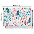 thumbnail image 5 of Pioneer Flower Floral Print Pattern Summer Placemats Table Placemats Set Of 6-Linen Kitchen Washable Placemats Table Mats 12x18 Inch Non-Slip Heat Resistant, 5 of 5